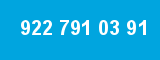 922 791 03 91 922 791 03 91